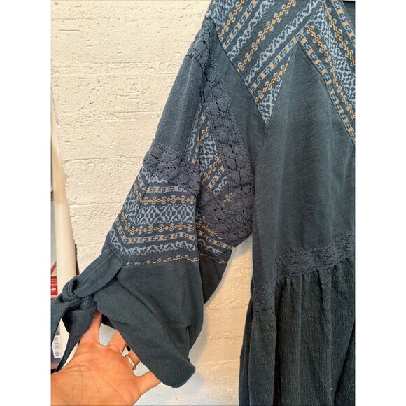 Time And True Mixed Peasant Top, Hobo Cottagecore Fairy XXL - Picture 8 of 8